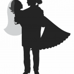 Novio cargando a la novia 3 - Vector descarganle para corte CNC y grabado laser gratis | Stanser