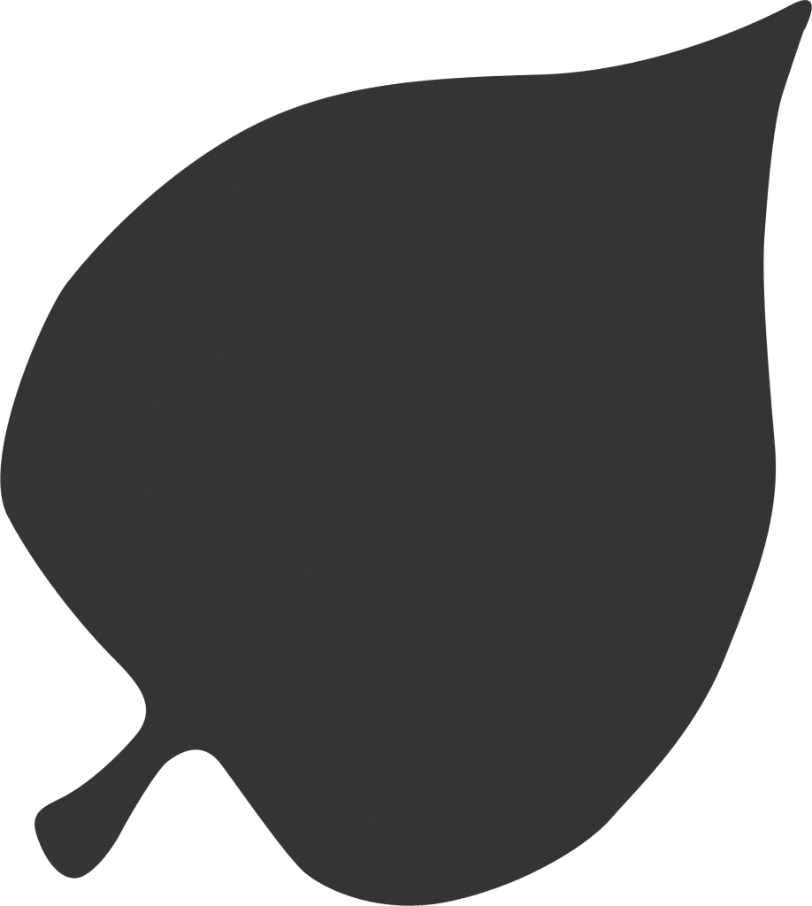 Hoja de árbol — vector para corte CNC