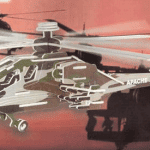 Helicóptero Apache armable - Vector descarganle para corte CNC y grabado laser gratis | Stanser