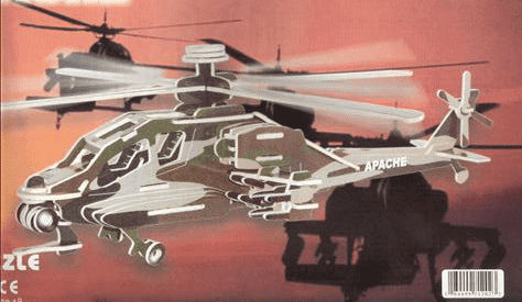 Helicóptero Apache armable