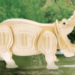 Hipopótamo 3D - Vector descarganle para corte CNC y grabado laser gratis | Stanser