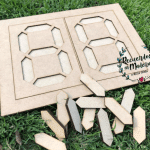 Tablero para armar números - Vector descarganle para corte CNC y grabado laser gratis | Stanser