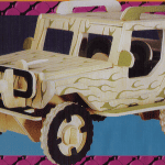 Jeep "Flamas" - Vector descarganle para corte CNC y grabado laser gratis | Stanser