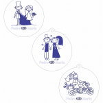 Llaveros de matrimonio - Vector descarganle para corte CNC y grabado laser gratis | Stanser