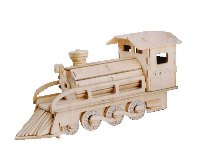 Locomotora de vapor 3D