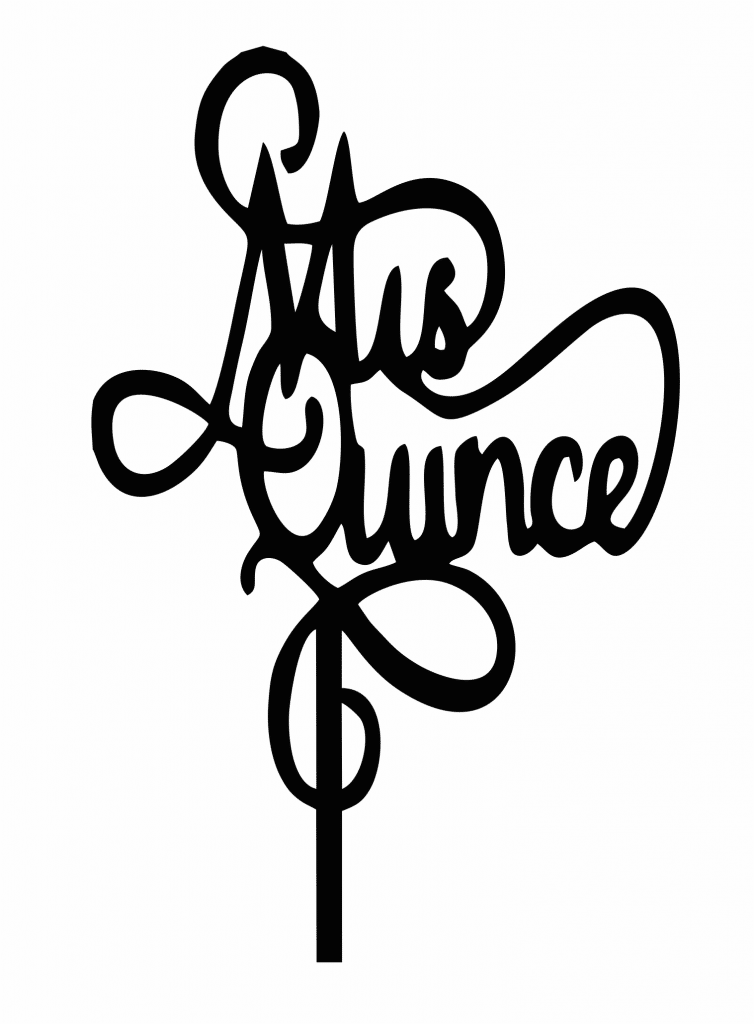 Topper «Mis Quince» — vector para corte CNC
