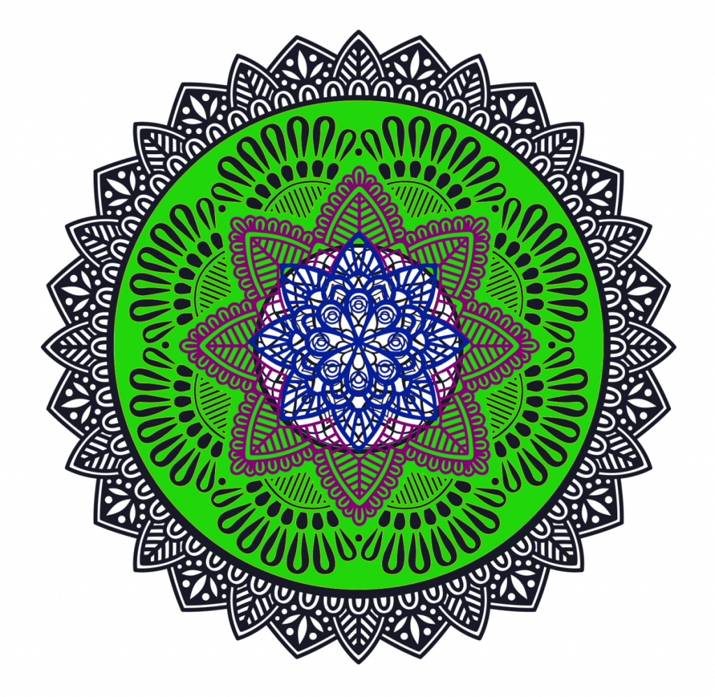Madala tridimensional — vector para corte CNC