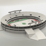 Estadio Morumbi - Vector descarganle para corte CNC y grabado laser gratis | Stanser