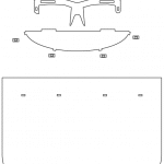 Careta con armazón de lentes - Vector descarganle para corte CNC y grabado laser gratis | Stanser