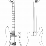 Bajo (Derecho y revés) - Vector SVG DXF para CNC Router y Laser CO2 - Descargable gratis | Stanser