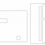 Portacelular "Feliz día Papá" - Vector descarganle para corte CNC y grabado laser gratis | Stanser