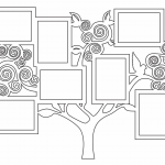 Portarretratos Árbol de espirales - Vector descarganle para corte CNC y grabado laser gratis | Stanser