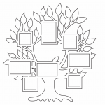 Marco "Árbol con raíces" - Vector descarganle para corte CNC y grabado laser gratis | Stanser