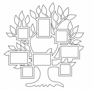 Marco «Árbol con raíces»