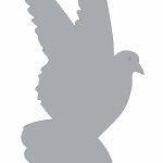 Paloma volando - Vector descarganle para corte CNC y grabado laser gratis | Stanser
