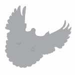 Paloma de alas extendidas - Vector descarganle para corte CNC y grabado laser gratis | Stanser