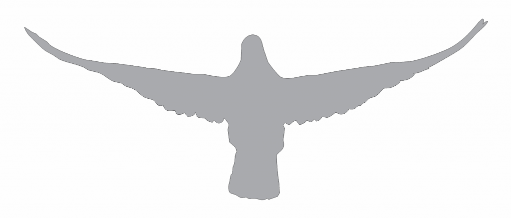 Sombra de paloma 4 — vector para corte CNC
