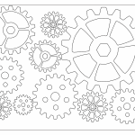 Engranes - Vector descarganle para corte CNC y grabado laser gratis | Stanser