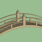 Puente de jardín - Vector descarganle para corte CNC y grabado laser gratis | Stanser