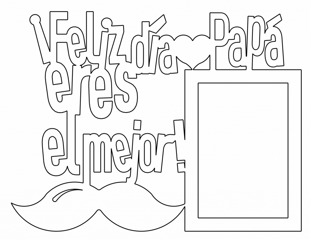 Marco para foto con bigotes — vector para corte CNC