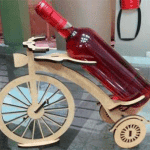 Bicicleta porta vinos - Vector descarganle para corte CNC y grabado laser gratis | Stanser