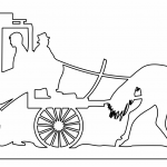 Carruaje de boda - Vector descarganle para corte CNC y grabado laser gratis | Stanser