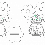 Floreros 2D - Vector descarganle para corte CNC y grabado laser gratis | Stanser