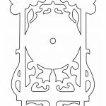 Reloj rectangular - Vector SVG DXF para Laser CO2 - Descargable gratis | Stanser
