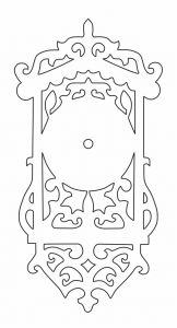 Reloj rectangular