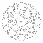 Reloj "Círculos" - Vector SVG DXF para Laser CO2 - Descargable gratis | Stanser