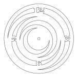 Reloj "Anillos" - Vector SVG DXF para Laser CO2 - Descargable gratis | Stanser