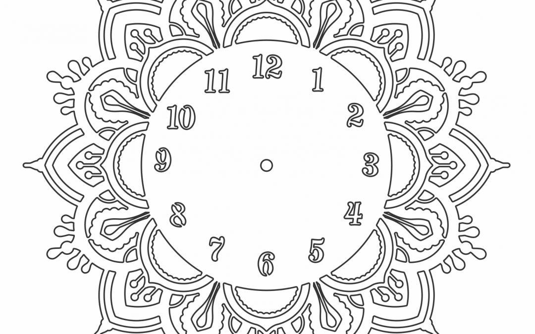 Reloj Mandala de Flor