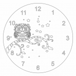 Reloj de Búho en rama - Vector SVG DXF para Laser CO2 - Descargable gratis | Stanser