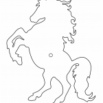 Reloj "Caballo" - Vector SVG DXF para Laser CO2 - Descargable gratis | Stanser