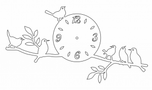 Reloj «Pájaros en rama»
