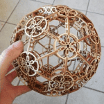 Esfera armable - Vector SVG DXF para CNC Router y Laser CO2 - Descargable gratis | Stanser