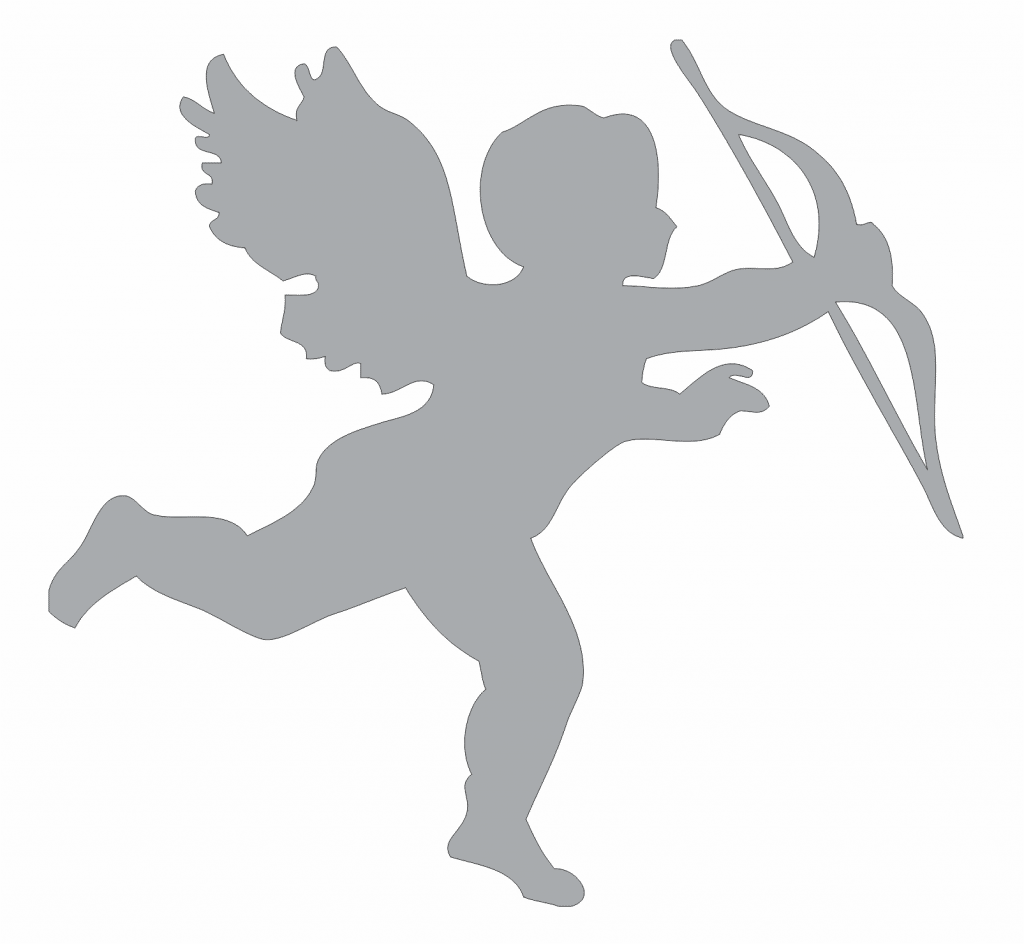 Sombra de cupido — vector para corte CNC