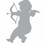 Sombra de cupido 2 - Vector descarganle para corte CNC y grabado laser gratis | Stanser