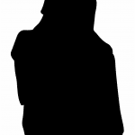 Novia sosteniendo su vestido - Vector descarganle para corte CNC y grabado laser gratis | Stanser