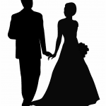Recién casados - Vector descarganle para corte CNC y grabado laser gratis | Stanser