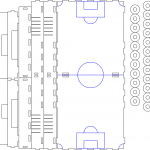 Cancha con gradas - Vector SVG DXF para CNC Router y Laser CO2 - Descargable gratis | Stanser