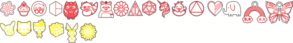 Galería de pequeños dibujos — vector para corte CNC