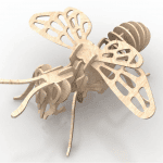 Abeja armable 3D - Vector descarganle para corte CNC y grabado laser gratis | Stanser