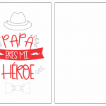 Libreta "Papá eres mi héroe" - Vector descarganle para corte CNC y grabado laser gratis | Stanser