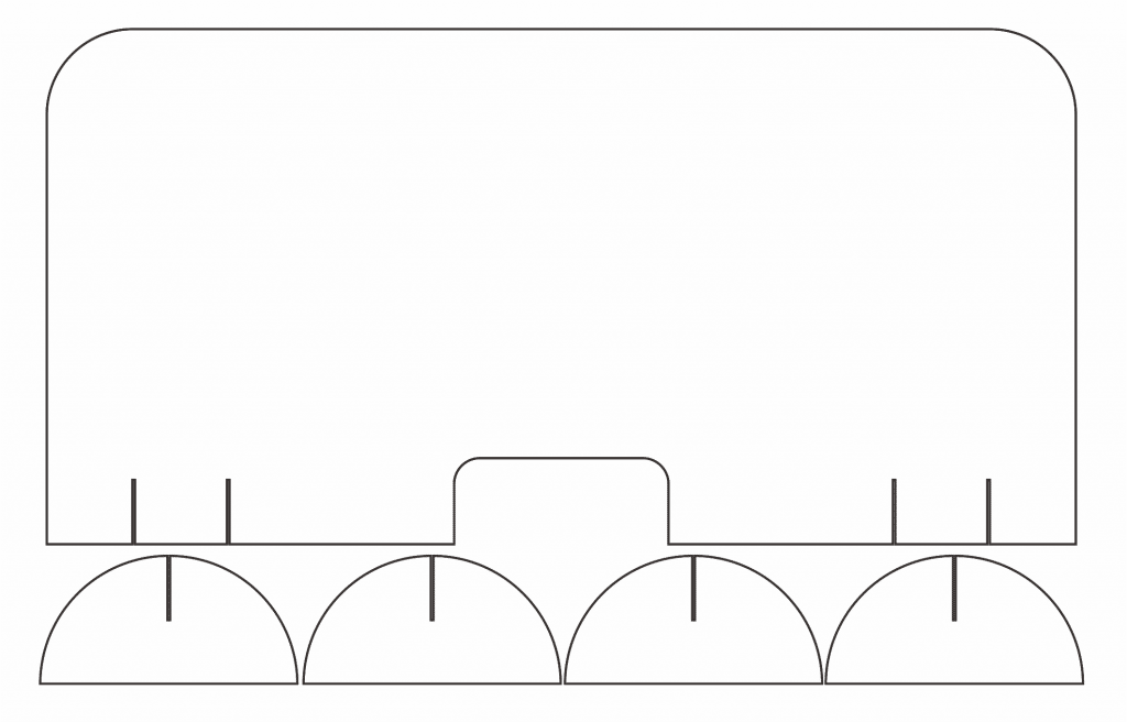 Panel de protección — vector para corte CNC