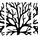 Tríptico de enramado - Vector descarganle para corte CNC y grabado laser gratis | Stanser