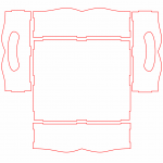 Bandeja clásica - Vector SVG DXF para CNC Router y Laser CO2 - Descargable gratis | Stanser