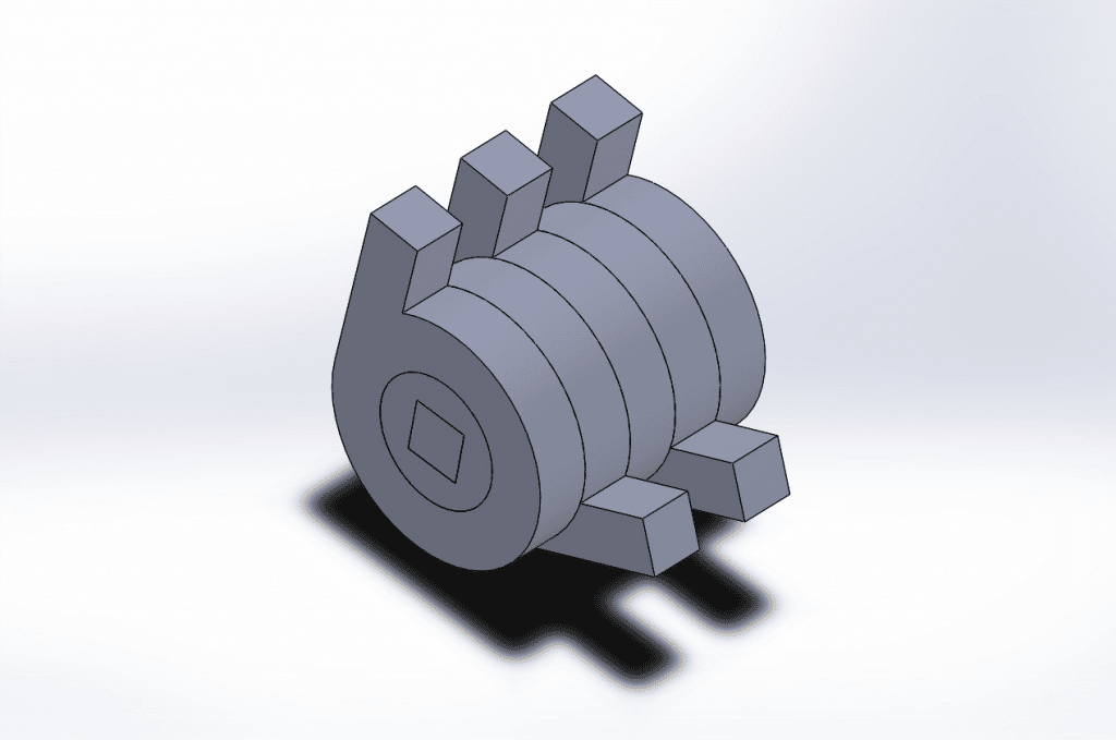 Bisagra — vector para corte CNC