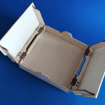 Caja cuadrada con bisagras - Vector SVG DXF para CNC Router y Laser CO2 - Descargable gratis | Stanser