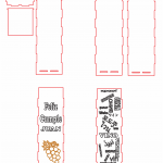 Par de cajas de vino - Vector SVG DXF para CNC Router y Laser CO2 - Descargable gratis | Stanser